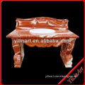 Indoor New Model Red Marble Stone Washing Hand Basin YL-Y092